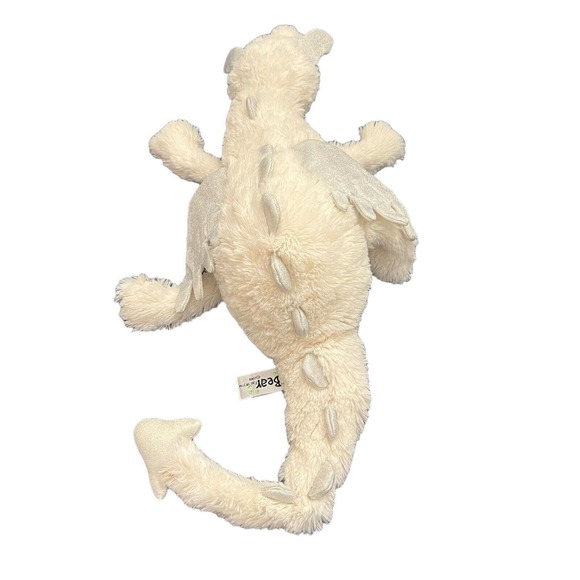 2001 The Bear Factory CLOUD The Dragon16”PlushBlue Eyes Sparkling Silver Wings - Picture 7 of 13